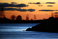 /images/133/1998-10-lake-ontario-sunset.jpg - #00155: sunset near Mississauga at Lake Ontario … Oct 1998 -- Toronto, Ontario.Canada