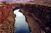 /images/133/2000-05-grand-river-view.jpg - #00487: Looking south at Colorado River … near North Rim of Grand Canyon, Arizona  … May 2000 -- Grand Canyon, Arizona