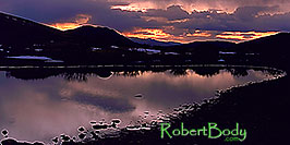 /images/133/2000-09-indep-lake-pano.jpg - #00652: sunset at Independence Pass … Sept 2000 -- Independence Pass, Colorado