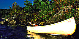 /images/133/2000-09-tema-island-canoe.jpg - #00680: afternoon at Lake Temagami … Sept 2000 -- Lake Temagami, Temagami, Ontario.Canada