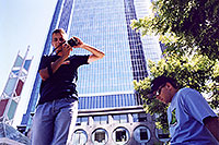 /images/133/2001-07-la-downtown-martin-.jpg - #00822: Martin & Peter in Los Angeles … July 2001 -- Los Angeles, California