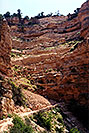 /images/133/2001-08-grand-kaibab1-v.jpg - #00871: People along the top switchbacks of South Kaibab Trail … August 2001 -- South Kaibab Trail, Grand Canyon, Arizona