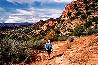 /images/133/2001-11-sedona-syca-walk1.jpg - #00915: Dogie Trail in Sycamore Canyon … Nov 2001 -- Sedona, Arizona