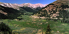 /images/133/2002-06-independence-view1-pano.jpg - #00946: view from Independence Pass towards Aspen … June 2002 -- Independence Pass, Colorado