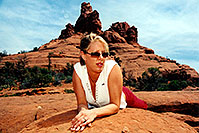/images/133/2003-05-jennie-sedona1.jpg - #01199: Jennie in Sedona … May 2003 -- Sedona, Arizona