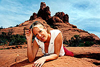 /images/133/2003-05-jennie-sedona2.jpg - #01200: Jennie in Sedona … May 2003 -- Sedona, Arizona