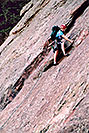 /images/133/2004-03-boulder-climber-v.jpg - #01412: climber in Boulder … March 2004 -- Boulder, Colorado