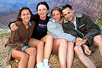 /images/133/2004-06-27-grand-four.jpg - 01510: our team at Grand Canyon … our week in Arizona/Utah … June 2004 -- Grand Canyon, Arizona