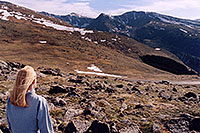 /images/133/2004-06-mtevans-holly03.jpg - #01550: view along Mt Evans road … June 2004 -- Mount Evans Road, Mt Evans, Colorado