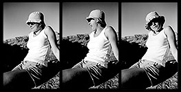 /images/133/2004-07-grand-ewka-bw.jpg - #01701: Ewka - images in Black and White … July 2004 -- Plateau Point, Grand Canyon, Arizona