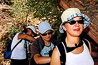 /images/133/2004-07-grand-girls-backpac.jpg - #01682: Ola, Aneta & Ewka along Bright Angel Trail … July 2004 -- Bright Angel Trail, Grand Canyon, Arizona