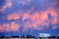 /images/133/2004-07-powell2-sunrise3.jpg - 01728: morning at Lone Rock … July 2004 -- Lone Rock, Lake Powell, Utah