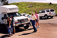 /images/133/2004-08-yello-people1.jpg - #02075: people near Fairy Creek … August 2004 -- Yellowstone, Wyoming