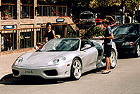 /images/133/2004-09-aspen-ferrari6.jpg - #02095: Silver Ferrari 360 Spider in Aspen - 3.6L V8, 400 hp, 0-60 mph in 4.5 sec … Sept 2004 -- Aspen, Colorado