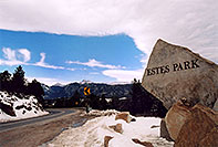 /images/133/2005-02-estes-park-sign.jpg - #02417: Estes Park, Colorado … Feb 2005 -- Estes Park, Colorado