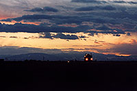 /images/133/2005-03-delnorte-night2.jpg - #02441: sunset along Spanish Trail  … March 2005 -- Del Norte, Colorado