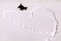 /images/133/2005-03-ouray-me-heart.jpg - #02512: Heart in the snow … March 2005 -- Silverton, Colorado