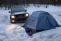 /images/133/2007-01-28-elbert-tent.jpg - #03421: camping by Twin Lakes … Jan 2007 -- Mt Elbert, Twin Lakes, Colorado