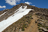 /images/133/2007-06-23-plata-view-up.jpg - 04020: View up at 13,000 ft along La Plata Peak trail  … June 2007 -- La Plata Peak, Colorado