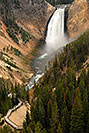 /images/133/2007-07-23-y-lower-fall-v2.jpg - #04338: View of Lower Falls - height 308 ft (by Canyon Village) … July 2007 -- Lower Falls, Yellowstone, Wyoming