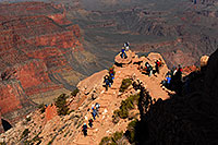 /images/133/2008-03-31-gc-sk-view-7242.jpg - #04991: People at Ooh-Aah Point along South Kaibab Trail in Grand Canyon … March 2008 -- South Kaibab Trail, Grand Canyon, Arizona