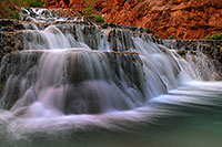 /images/133/2008-04-05-hav-beaver-0890.jpg - 05074: Images of Beaver Falls - 40 foot drop (12 m) … April 2008 -- Beaver Falls, Havasu Falls, Arizona