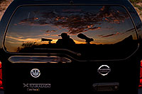 /images/133/2008-08-11-supers-sunset-21825.jpg - #05767: Photo gear reflection in Superstitions  … August 2008 -- Superstitions, Arizona