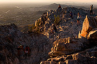 /images/133/2008-09-14-squaw-top-26368.jpg - #05860: Hikers at top of Squaw Peak … September 2008 -- Squaw Peak, Phoenix, Arizona