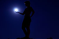 /images/133/2008-09-15-squaw-julia-26935.jpg - #05866: Julia silhouette in moonlight … September 2008 -- Squaw Peak, Phoenix, Arizona