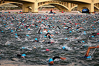 /images/133/2008-11-23-ironman-swim-52377.jpg - 06220: 00:03:33 - 2,000 Swimmers starting - Swim at Arizona Ironman 2008 … November 2008 -- Tempe Town Lake, Tempe, Arizona