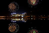 /images/133/2008-11-28-tempe-fireworks-56805.jpg - #06244: ASU football fireworks over Tempe Town Lake … November 2008 -- Tempe Town Lake, Tempe, Arizona