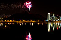 /images/133/2008-11-29-tempe-fireworks-57891.jpg - #06260: APS Fantasy of Lights opening night fireworks over Tempe Town Lake … November 2008 -- Tempe Town Lake, Tempe, Arizona
