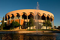/images/133/2008-11-30-asu-fountain-58205.jpg - #06275: Gammage Auditorium at ASU … November 2008 -- Arizona State University, Tempe, Arizona