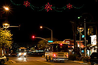 /images/133/2008-12-01-scotts-night-58713.jpg - #06296: Trolley busses at night at Scottsdale Road and Main St … December 2008 -- Scottsdale, Arizona