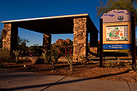 /images/133/2008-12-05-papago-view-59867.jpg - #06341: Picnic tables in a Ramada at Papago Park - Eliot Ramada Trail … December 2008 -- Papago Park, Phoenix, Arizona