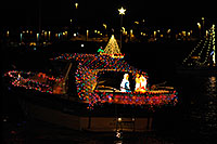 /images/133/2008-12-13-tempe-lights-boats-62910.jpg - #06427: Boat #12 - APS Fantasy of Lights Boat Parade … December 2008 -- Tempe Town Lake, Tempe, Arizona