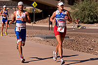 /images/133/2009-10-25-soma-run-119874.jpg - #07682: 03:37:40 #1 leading #354 running at Soma Triathlon … October 25, 2009 -- Tempe Town Lake, Tempe, Arizona