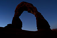 /images/133/2010-09-05-arches-delicate-dawn-30620.jpg - #08584: Delicate Arch before sunrise in Arches National Park … September 2010 -- Delicate Arch, Arches Park, Utah