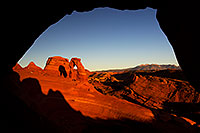 /images/133/2010-09-05-arches-delicate-wind-31695.jpg - #08590: View of Delicate Arch through a window in Arches National Park … September 2010 -- Delicate Arch, Arches Park, Utah