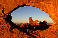/images/133/2010-09-09-arches-turret-view-32080.jpg - #08613: View of Turret Arch through North Window in Arches National Park … September 2010 -- Turret Arch, Arches Park, Utah