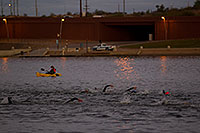 /images/133/2010-11-21-ironman-pro-swim-43786.jpg - #08945: 00:04:12 - Pros starting the swim - Ironman Arizona 2010 … November 2010 -- Tempe Town Lake, Tempe, Arizona
