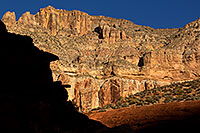 /images/133/2011-06-24-havasu-canyon-78759.jpg - #09322: Rock silhouettes along Havasupai Trail … June 2011 -- Havasupai Trail, Havasu Falls, Arizona