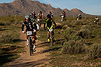 /images/133/2012-01-14-mcdowell-bikes-137397.jpg - #09962: 00:03:45 Marathoners biking at McDowell Meltdown MBAA 2012 … January 14, 2012 -- McDowell Mountain Park, Fountain Hills, Arizona