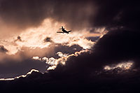 /images/133/2013-01-28-tempe-sky-plane-22968.jpg - #10779: Plane and angry sky clouds … January 2013 -- Tempe Town Lake, Tempe, Arizona