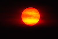 /images/133/2015-08-17-dv-wildrose-sun-1dx_3463.jpg - #12602: Sunset sun in Death Valley, California … August 2015 -- Wildrose, Death Valley, California