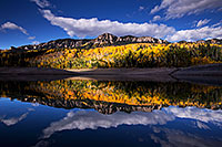 /images/133/2015-10-04-silver-reflection-6d_1938.jpg - #12665: Images of Owl Creek Pass … October 2015 -- Silver Jack Reservoir, Owl Creek Pass, Colorado