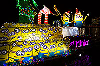 /images/133/2015-12-12-tempe-aps-lights-6d_6009.jpg - #12801: Boat #11 with Minions at APS Fantasy of Lights Boat Parade … December 2015 -- Tempe Town Lake, Tempe, Arizona