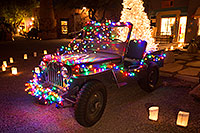 /images/133/2016-12-03-tubac-lights-1dx_31199.jpg - 13198: USMC Jeep with Christmas Lights in Tubac, Arizona … December 2016 -- Tubac, Arizona