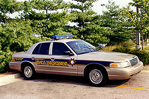 Kentucky Vehicle Enforcement police car in Lousville