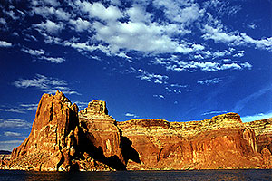 along Lake Powell … views from the boat